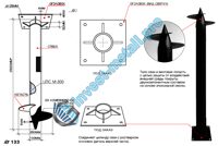 Винтовые сваи, диаметр 133